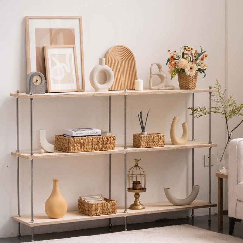 Handwoven Basket Set – 3-Piece Water Hyacinth Storage for Home & Pantry