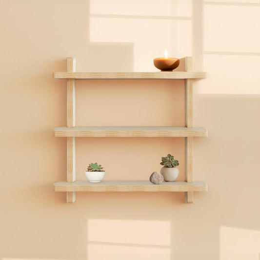 BlankCanvas Wall Shelves - Raw, Tool-Free Display with Infinite Possibilities