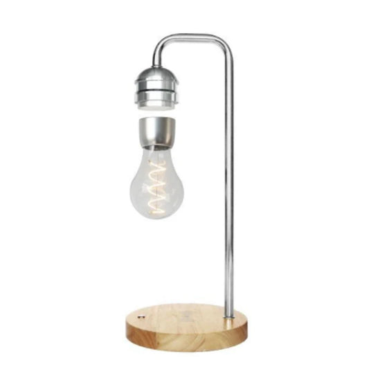 Levitating LED Bulb Desk Lamp – Magnetic Floating Light with Wireless Charging & Touch Control