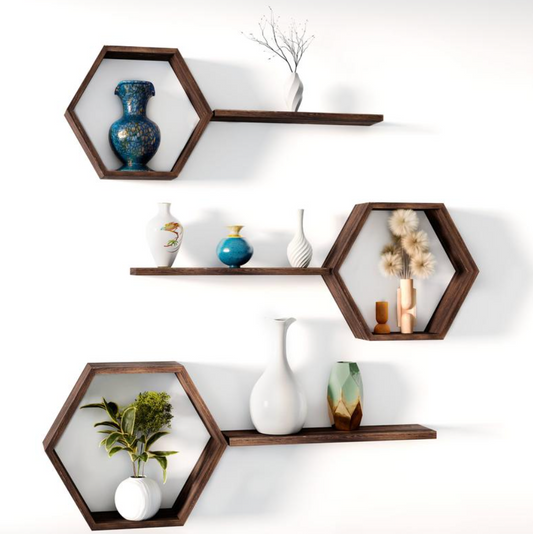 HiveFrame - Sculpt Your Walls in Style (Hex Shelves)