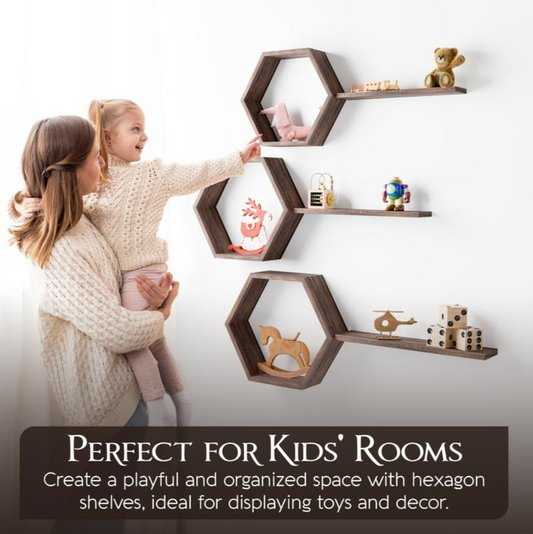 HiveFrame - Sculpt Your Walls in Style (Hex Shelves)