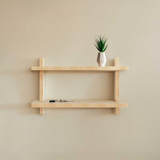 BlankCanvas Wall Shelves - Raw, Tool-Free Display with Infinite Possibilities