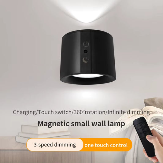 LumaFlex Dual LED Wall Scone – 360° Touch + Remote Control Rechargeable Light